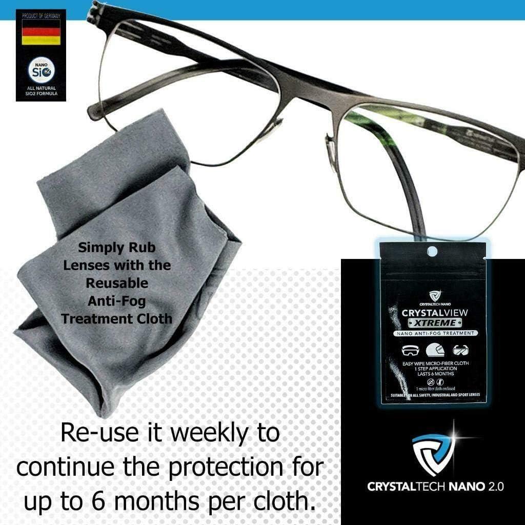 Paño Anti-Niebla CrystalTech Nano para Gafas y Visores