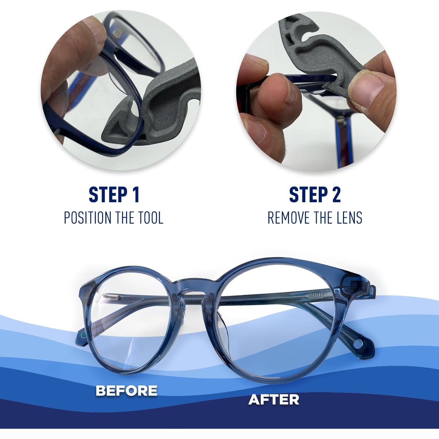 Tiburón de Lentes UltraVue | Herramienta de Reparación de Gafas