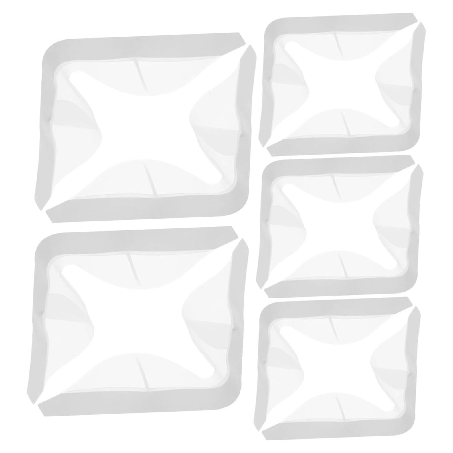 HOMSFOU Tiras de Puente Nasal de Silicona 10 Pcs Antivaho