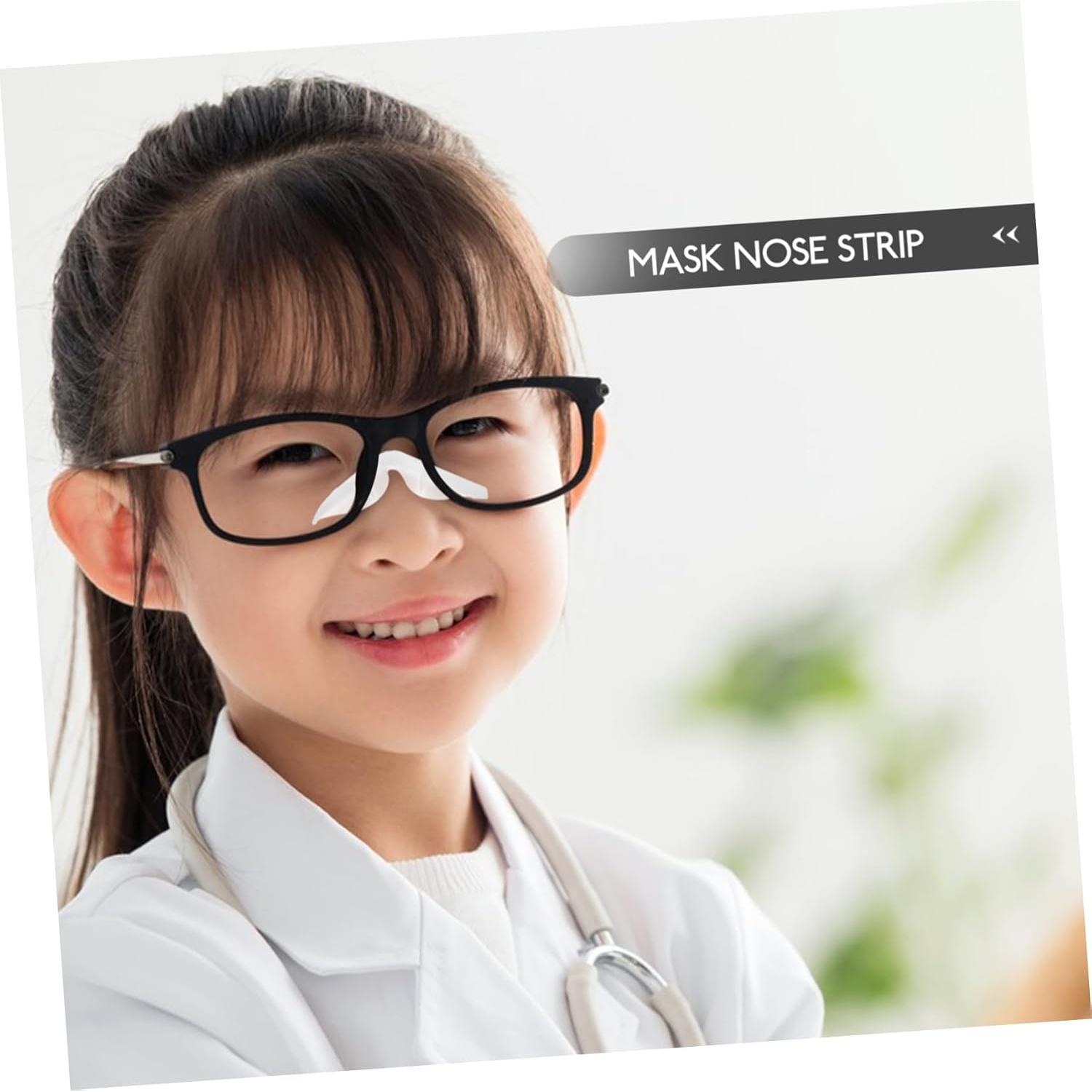 HOMSFOU Tiras de Puente Nasal de Silicona 10 Pcs Antivaho