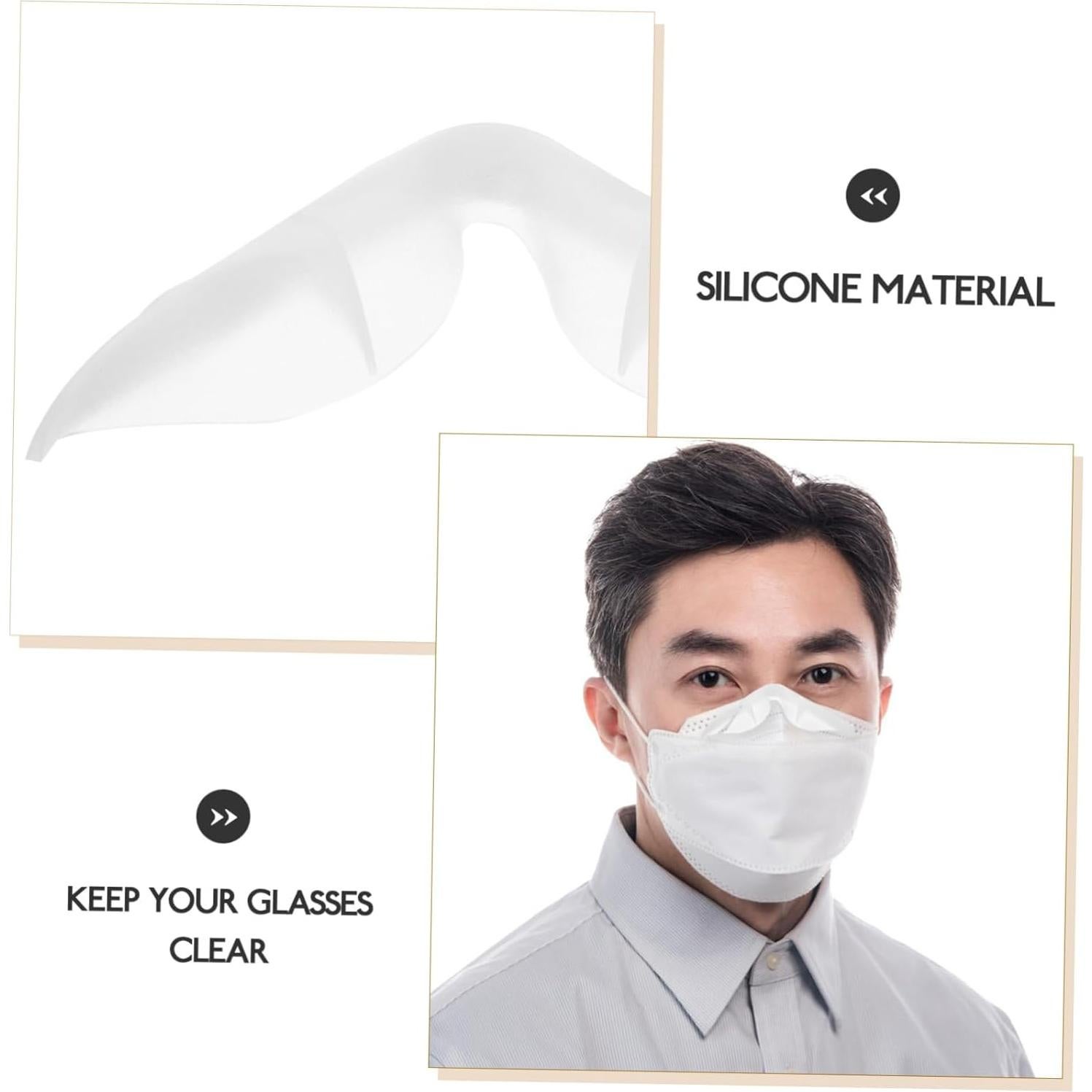 10 Almohadillas Antivaho Silicona DIYEAH para Gafas y Máscaras