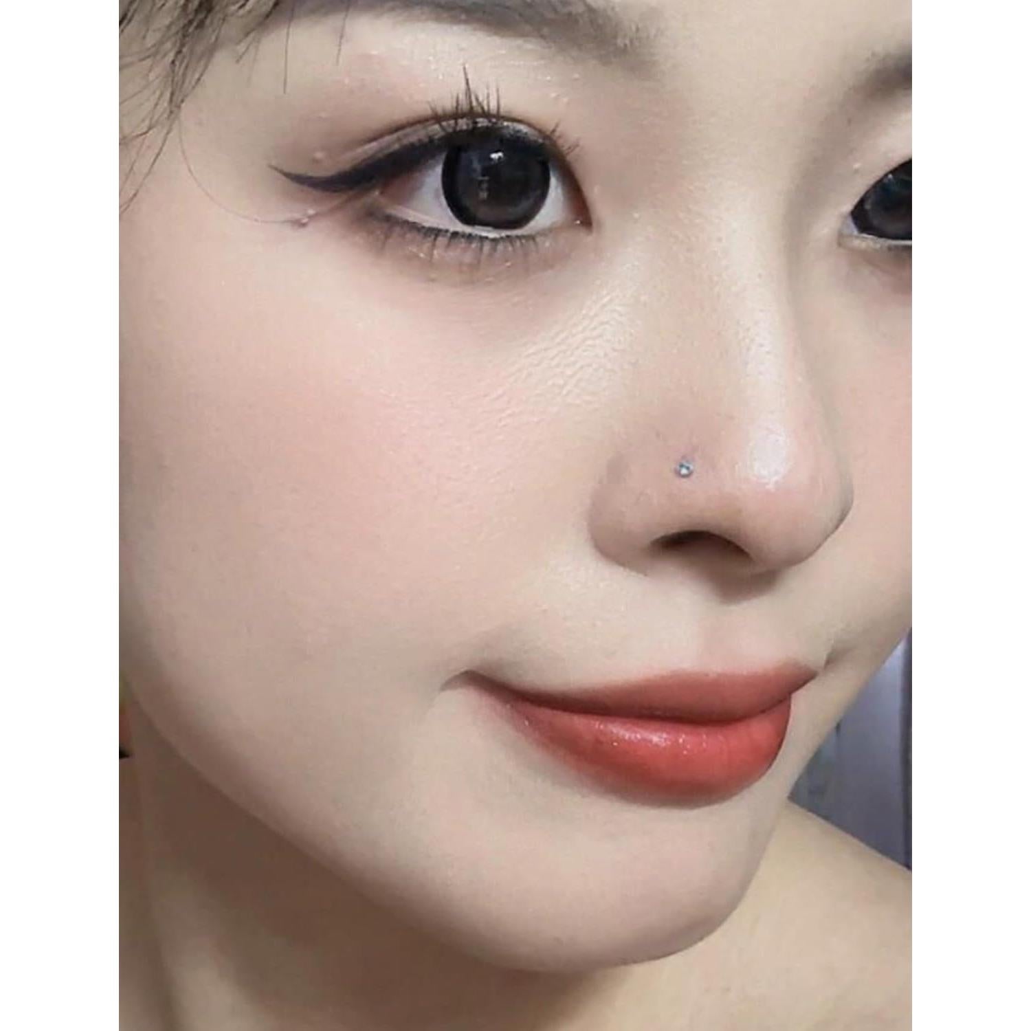 Anillos de Nariz Hipoalergénicos Yaalozei 18G 20G 22G 40 Pcs