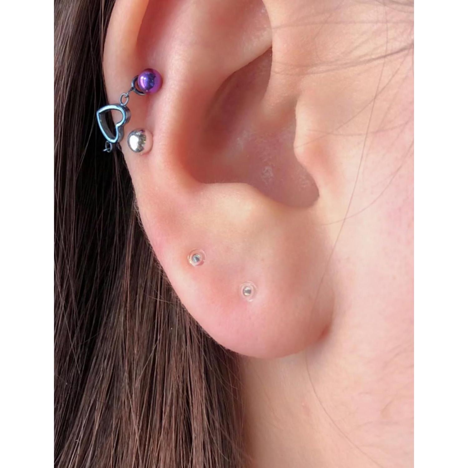 Anillos de Nariz Hipoalergénicos Yaalozei 18G 20G 22G 40 Pcs