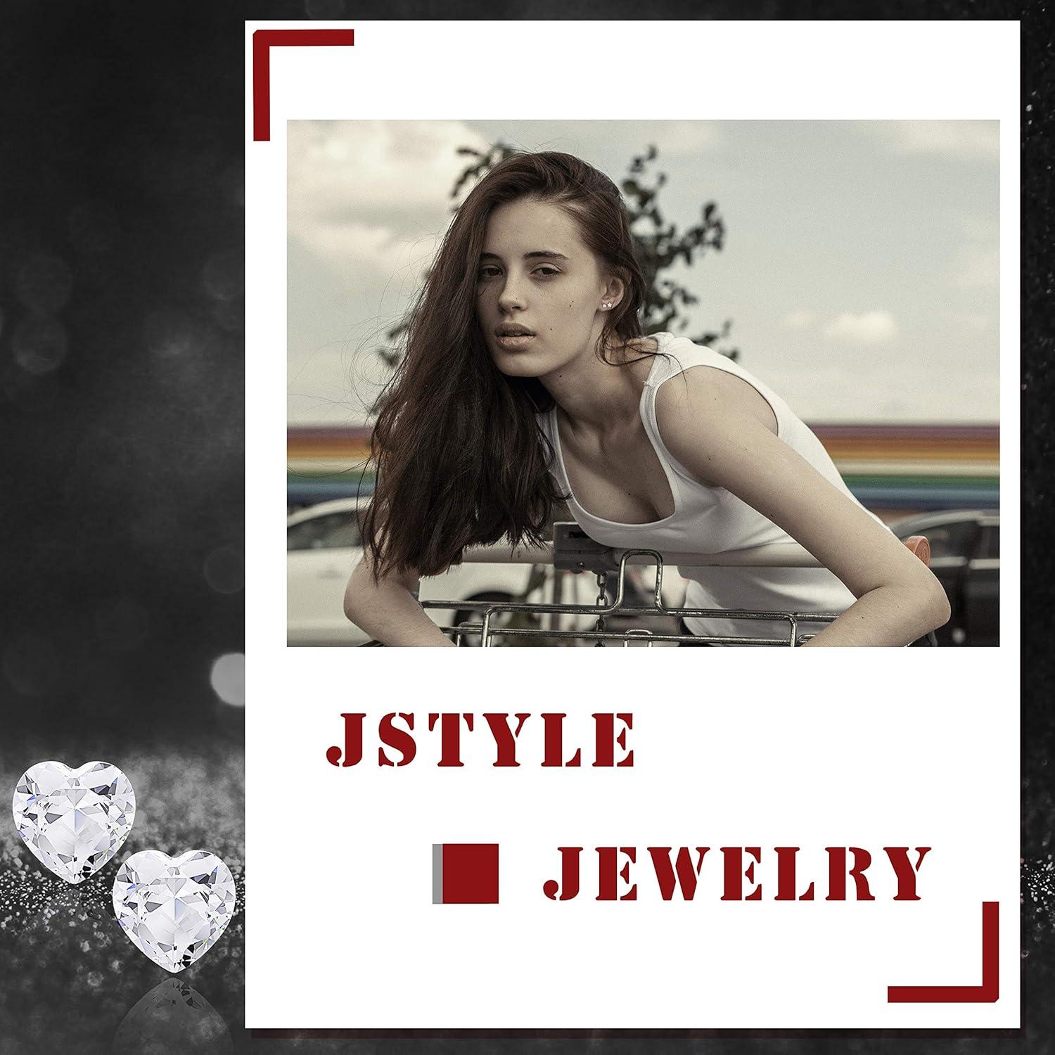 Pendientes de Acrílico Jstyle 12 Pares Hipoalergénicos