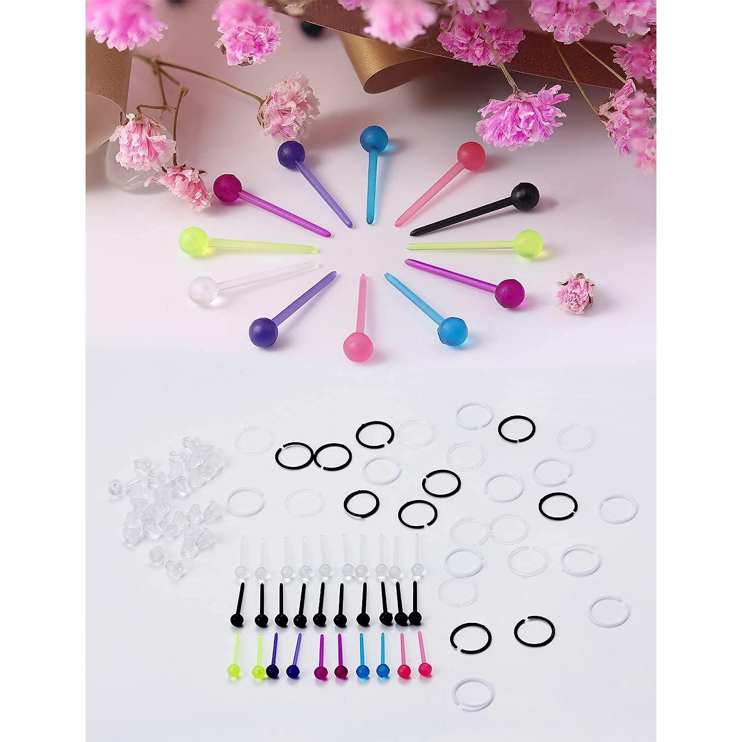 Pendientes de Acrílico Ftovosyo 30 Piezas 20G y 22G