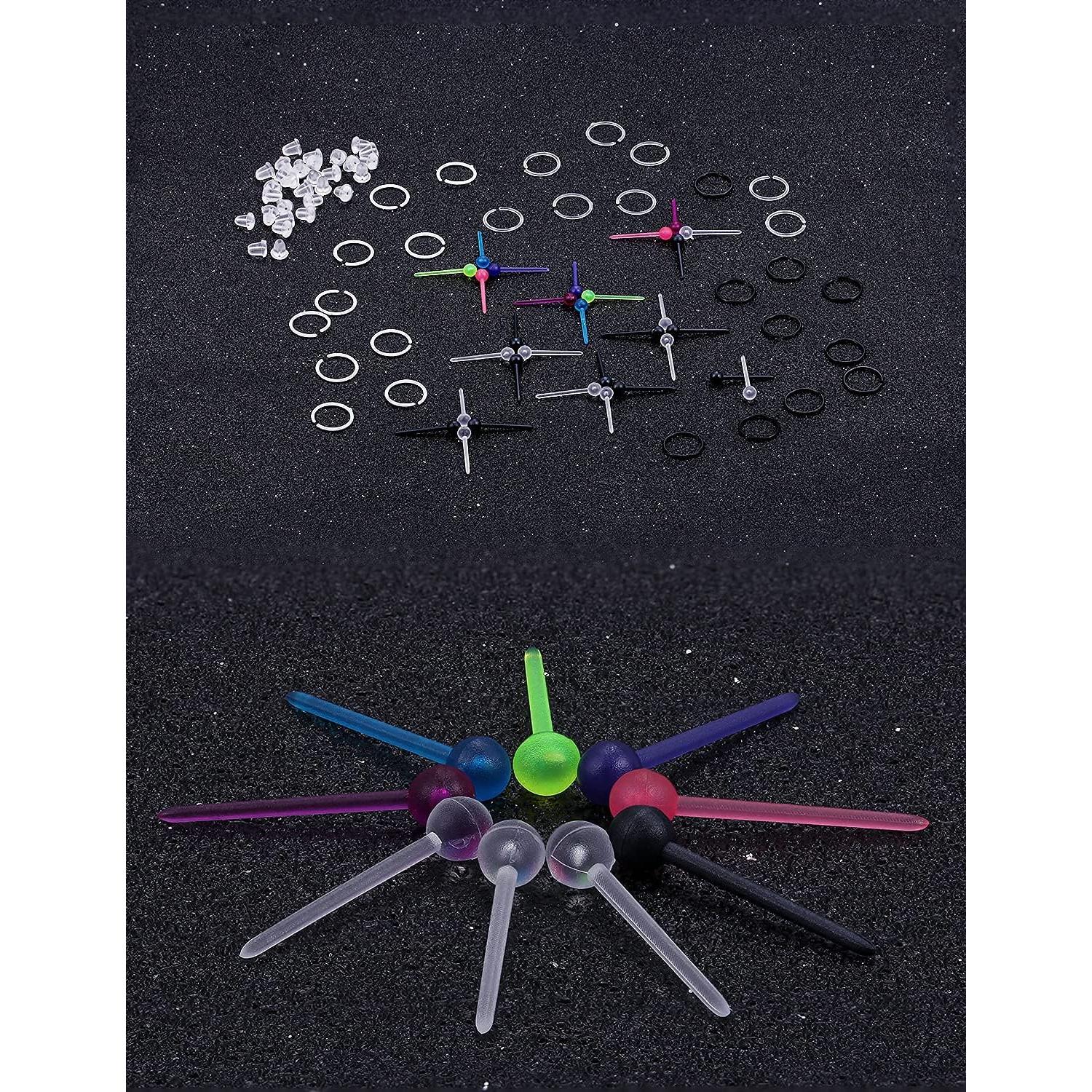 Pendientes de Acrílico Ftovosyo 30 Piezas 20G y 22G