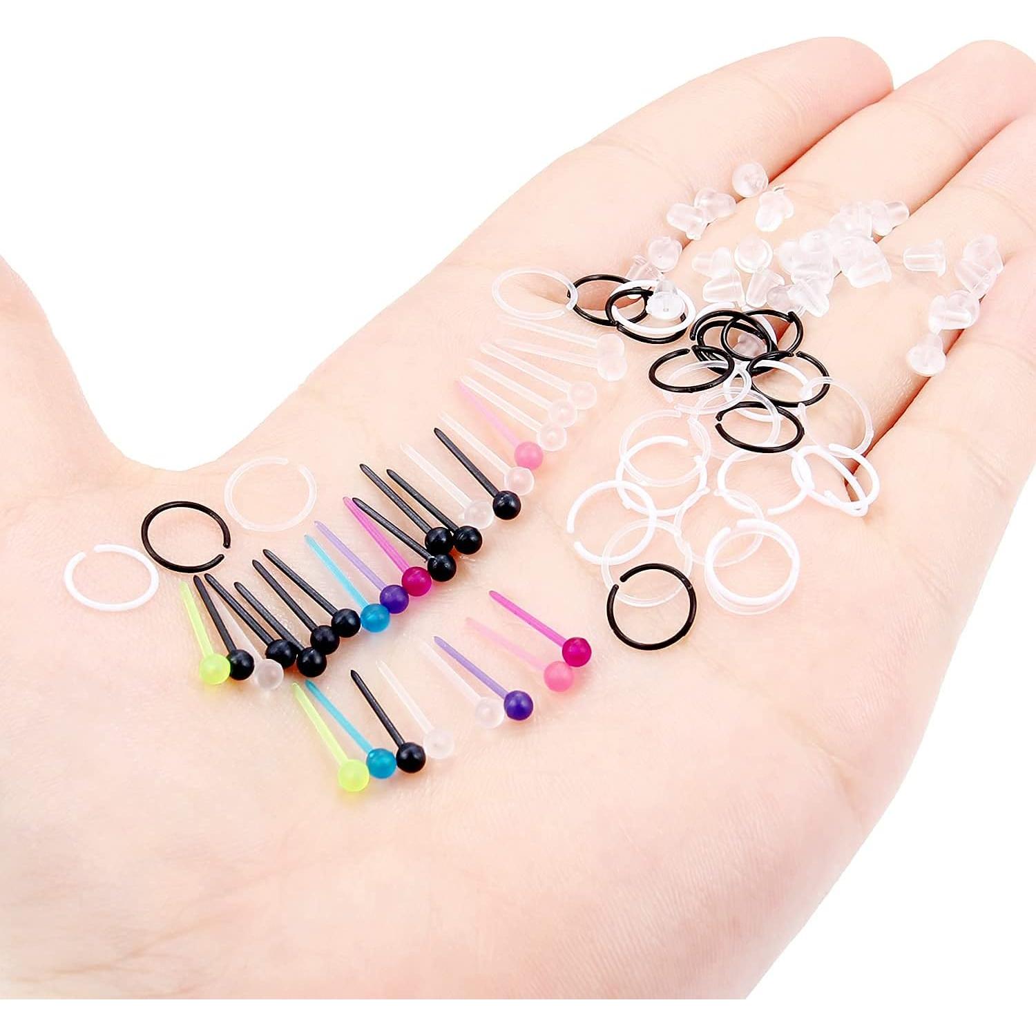 Pendientes de Acrílico Ftovosyo 30 Piezas 20G y 22G