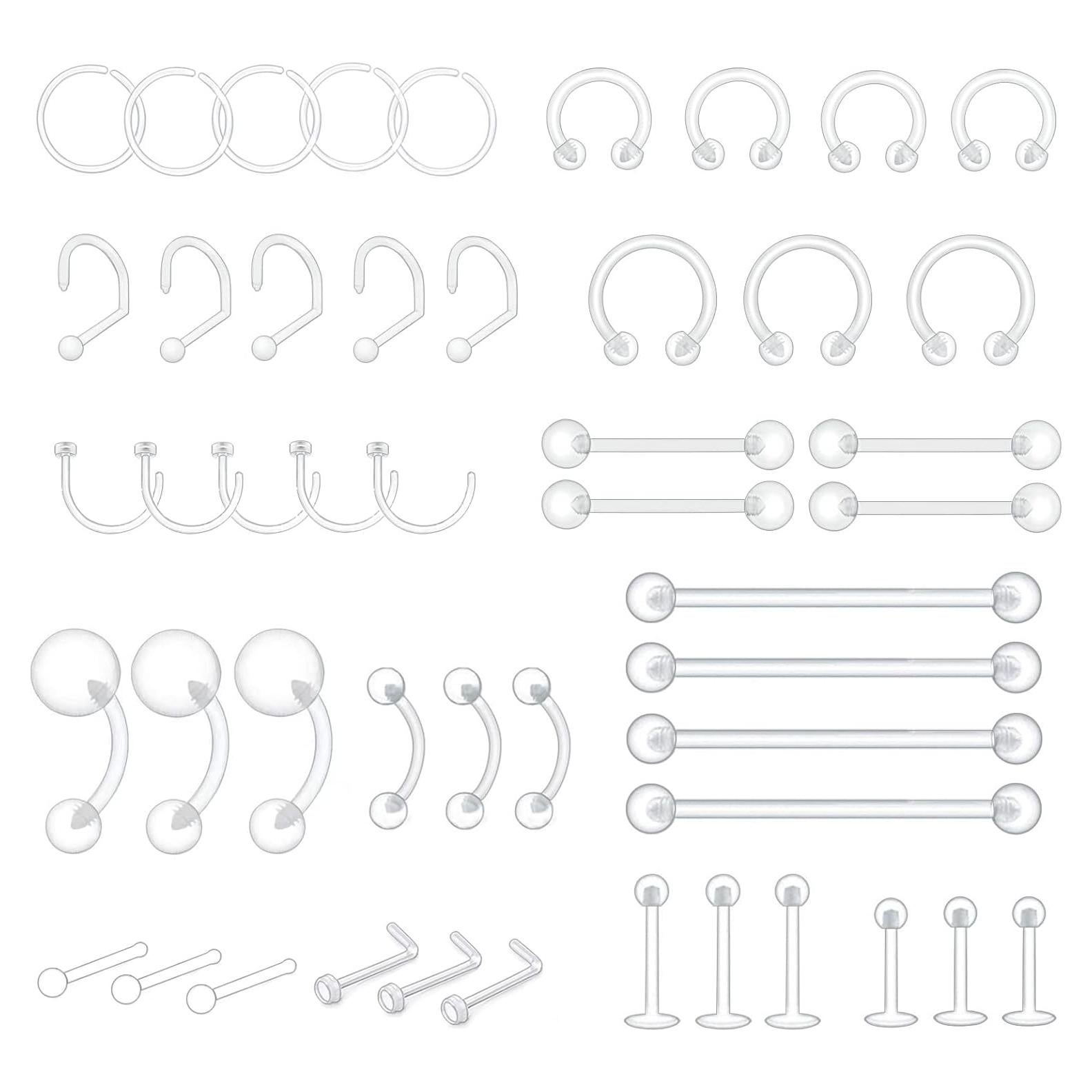 48 Retenedores de Perforación Bioflex Transparentes Multiusos