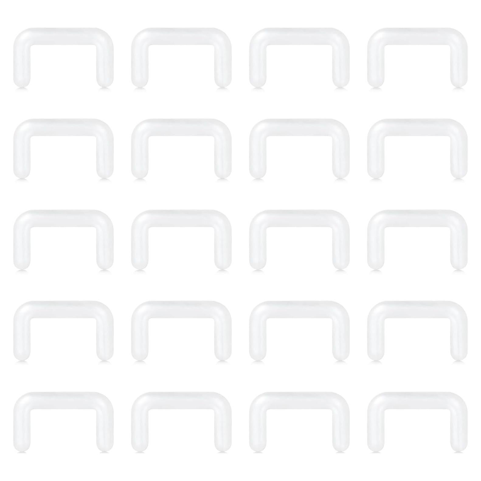 Retenedor de Septum Claro D.Bella 16G Bioflex Flexible 20 Piezas