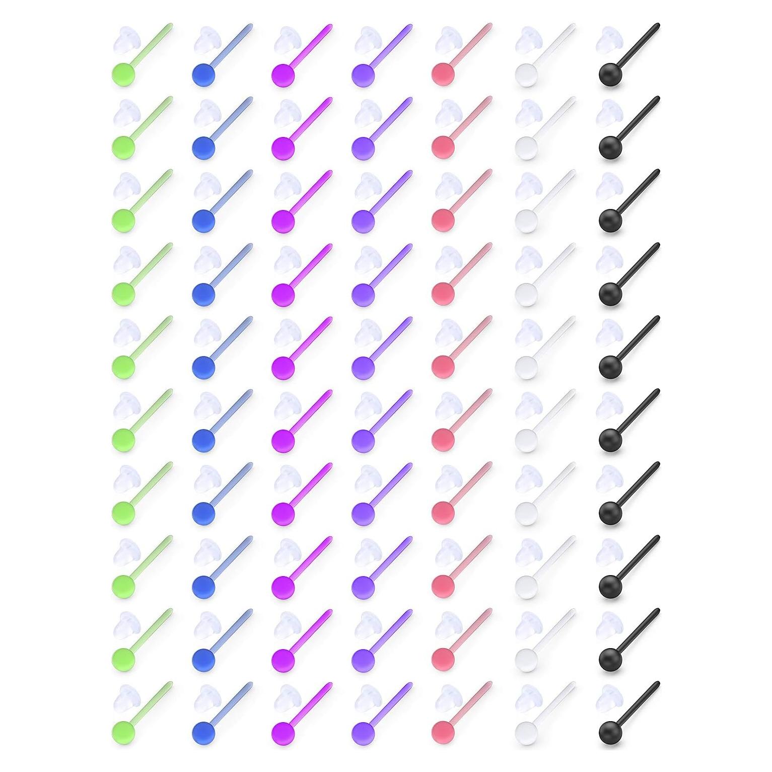 70 Pares de Postes de Aretes Invisibles Ftovosyo 20G