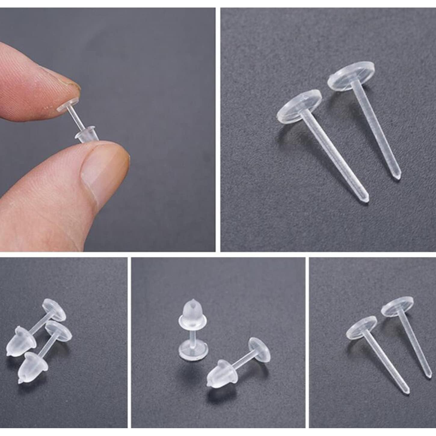 Pendientes Hipoalergénicos Kridzisw 20G Transparentes 30 Pcs