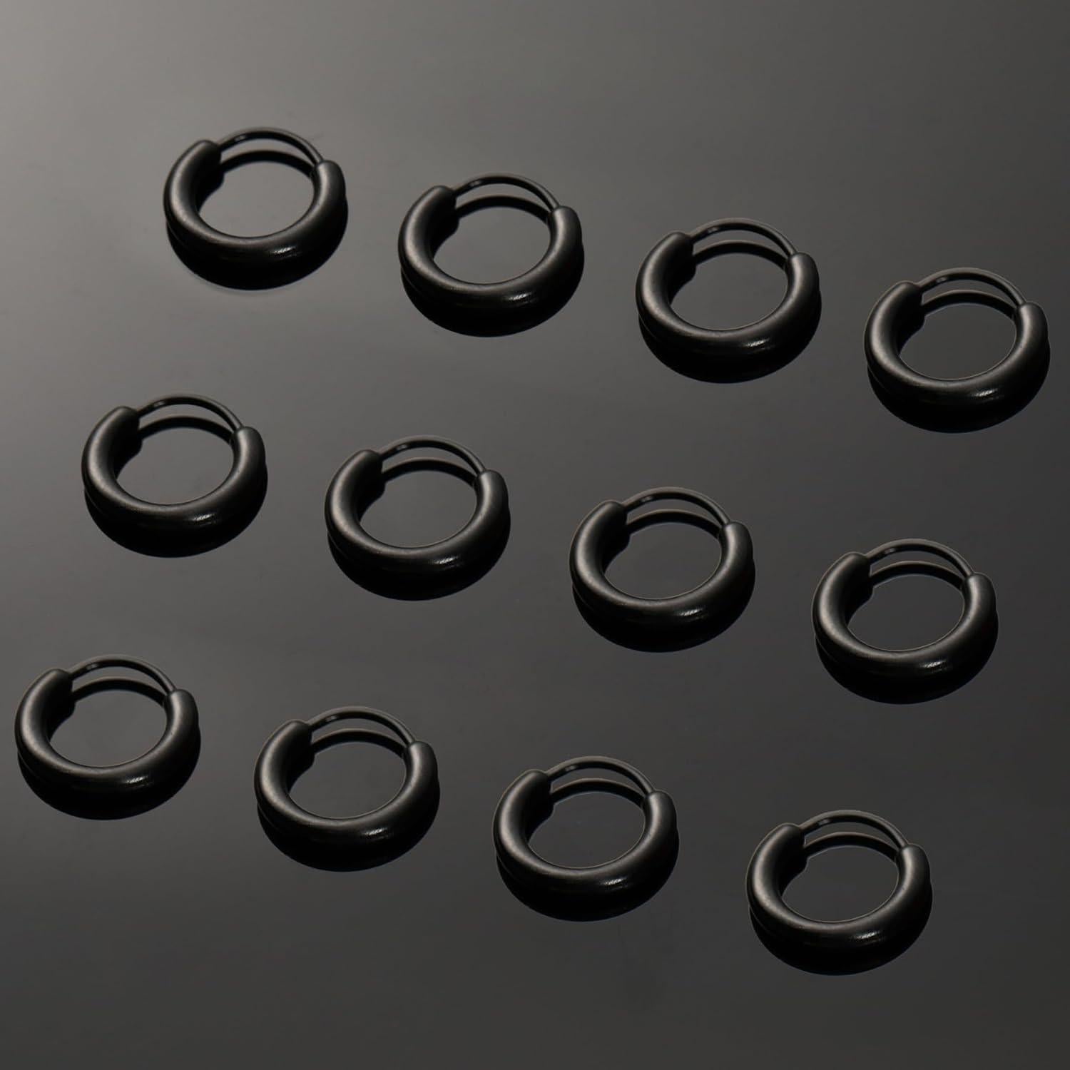 12 Pares Retenedores de Oreja Antialérgicos Melimarry Unisex