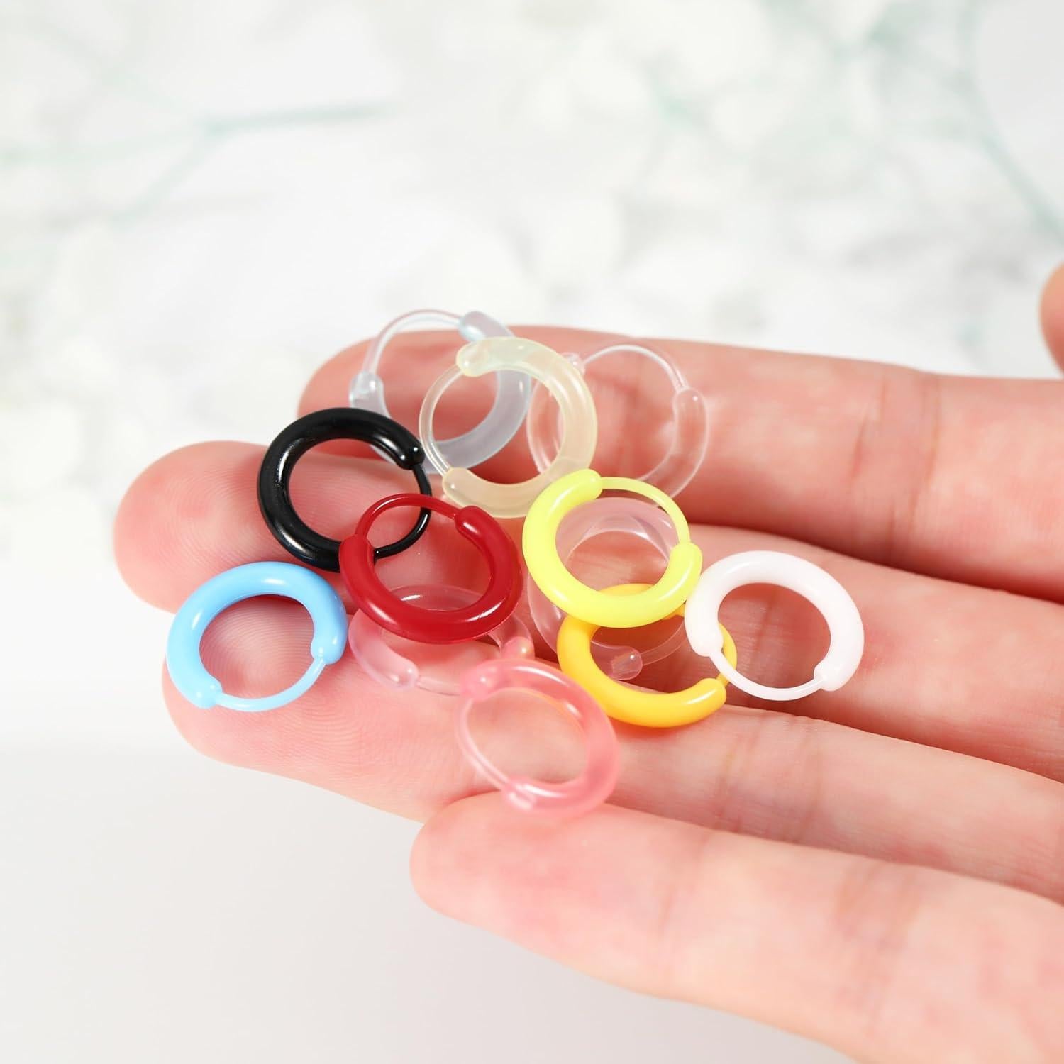 12 Pares Retenedores de Oreja Antialérgicos Melimarry Unisex