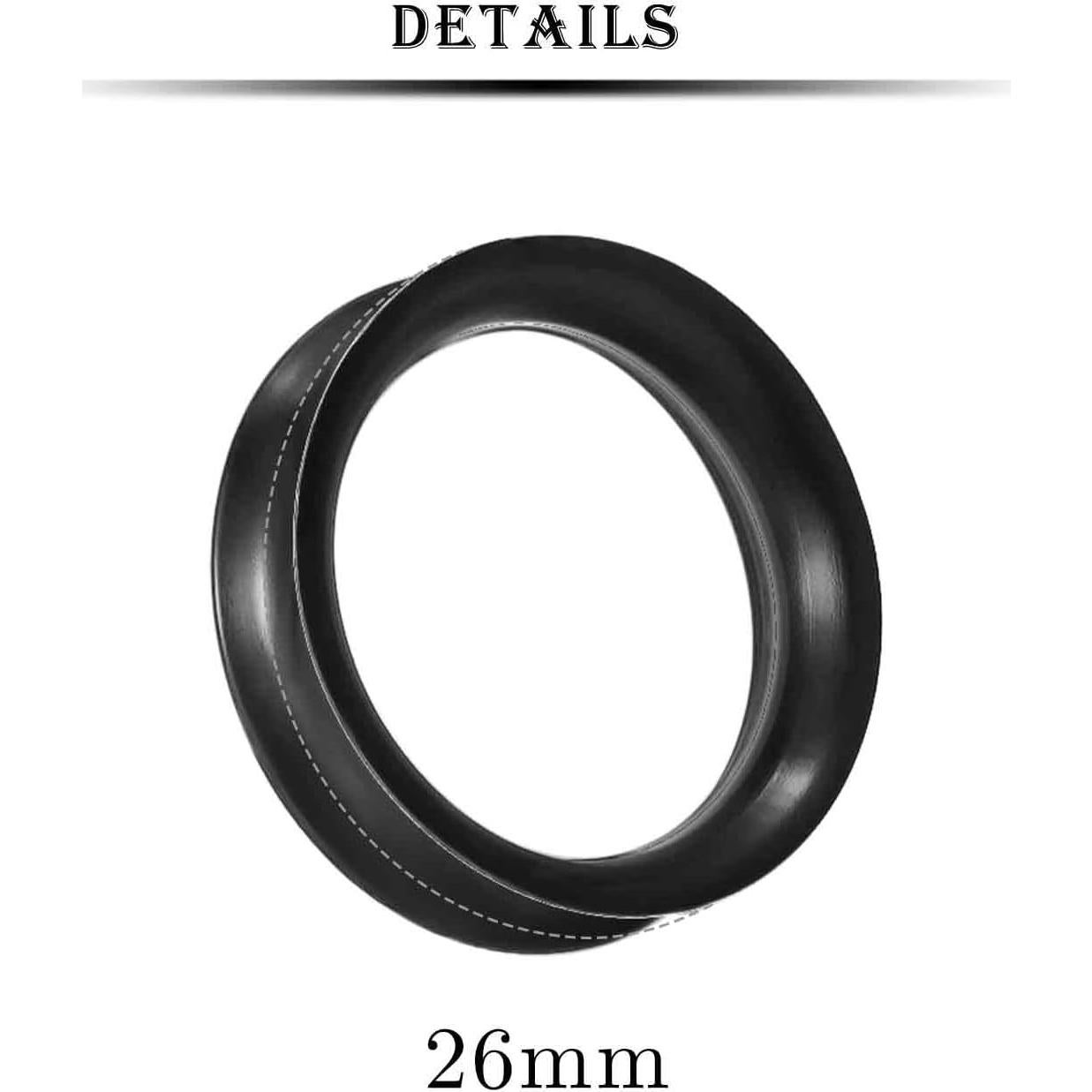 Calibradores de Silicona Kridzisw 10G 26mm Doble Expansión