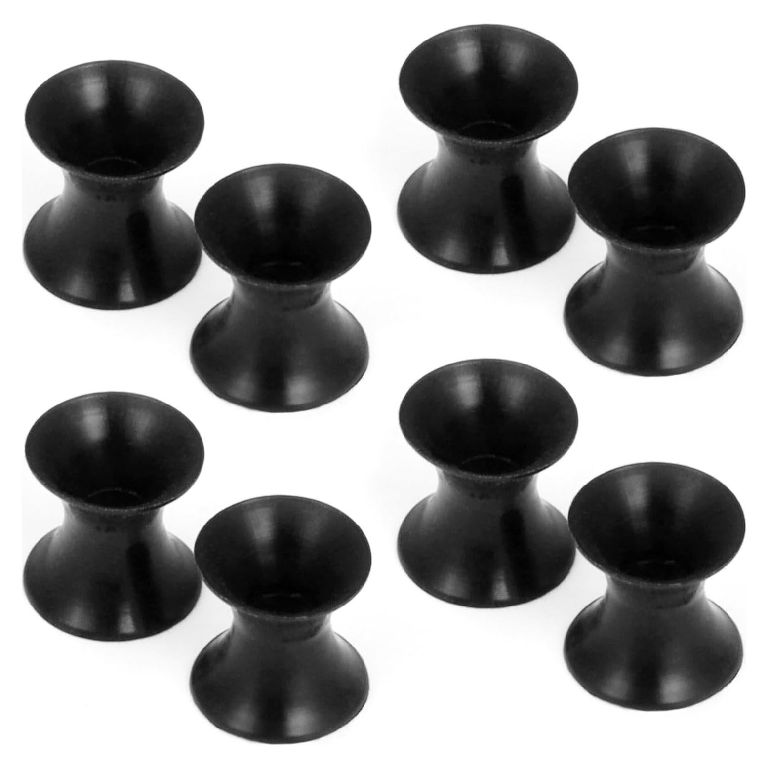 Tapones de Silicona Negra Pexveiuu 4G 5mm Doble Expansión