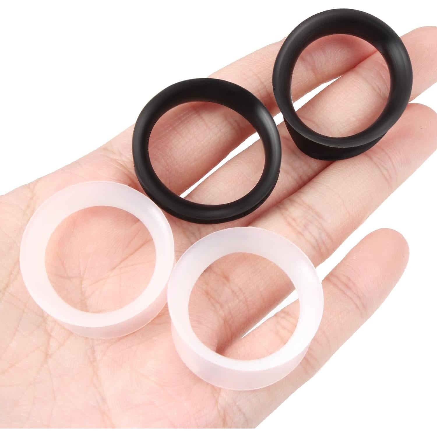 Medidores de Silicona Delgada Cisyozi 25mm 6 Pares Flexibles