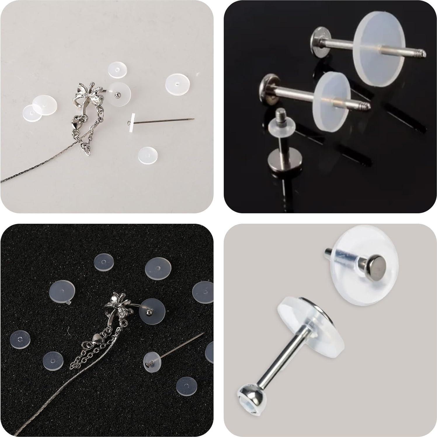 Discos Perforados Transparentes de Silicona Giantree - 30 Pcs