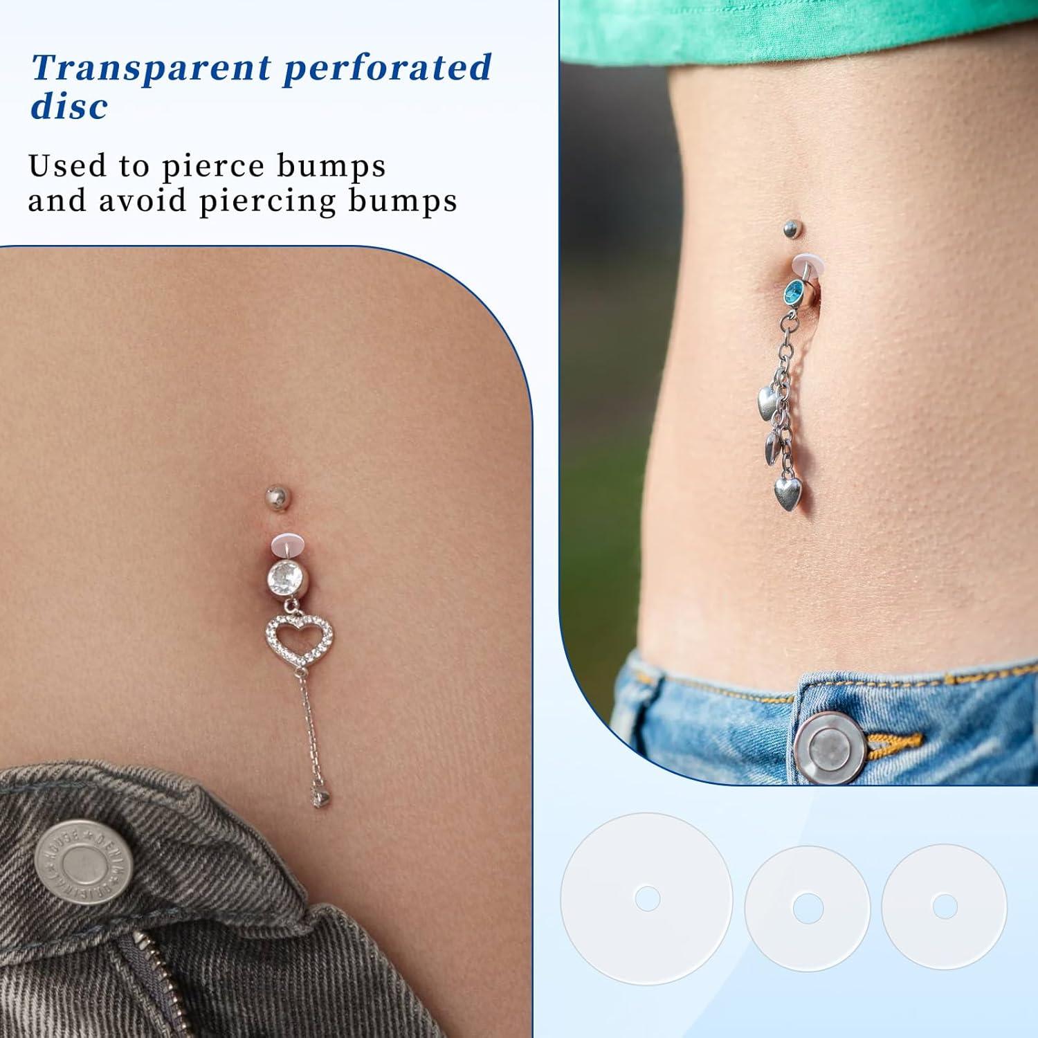 Discos Perforados Transparentes de Silicona Giantree - 30 Pcs