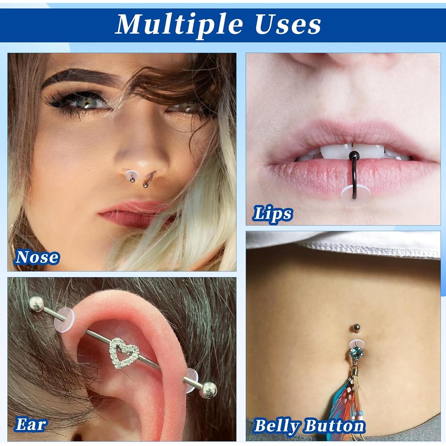 Discos Perforados Transparentes de Silicona Giantree - 30 Pcs