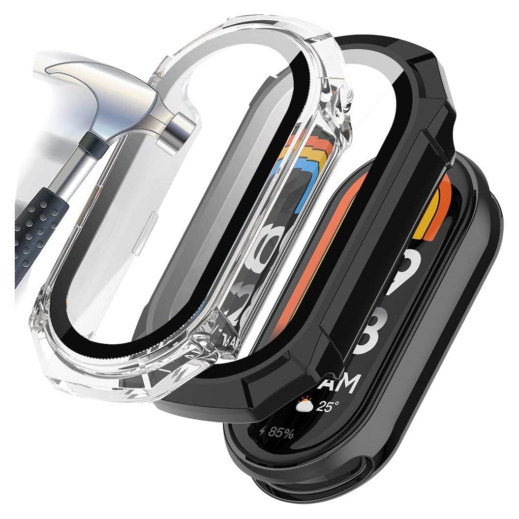 Funda Protectora para Mi Band 8 Accdeny 360° Vidrio Templado