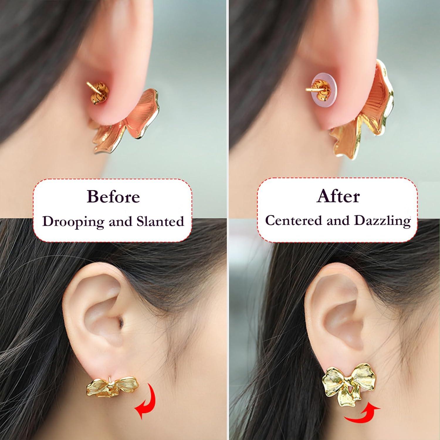 50 Tapones de Silicona para Pendientes OwlkOrmy 7mm