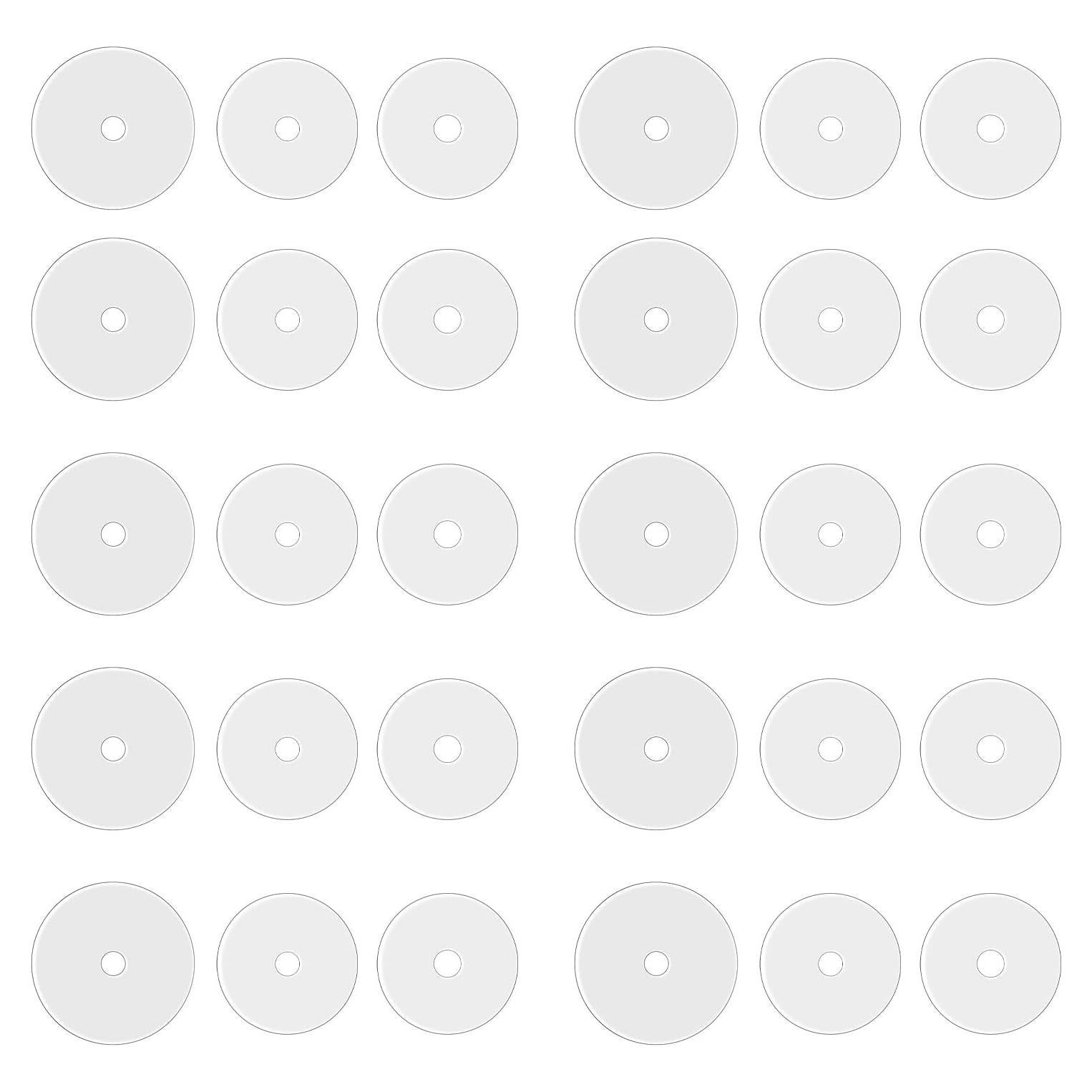 Discos Transparentes de Silicona Styquenzer para Piercing 30Pcs