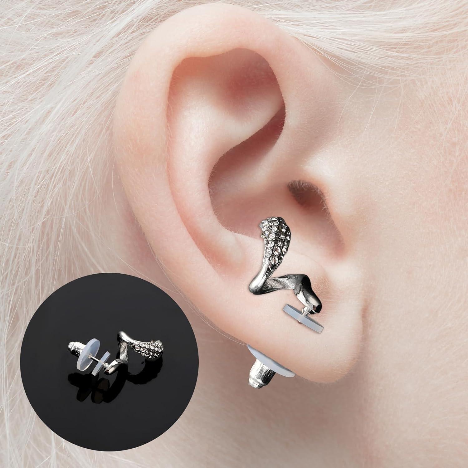 Discos Transparentes de Silicona Styquenzer para Piercing 30Pcs