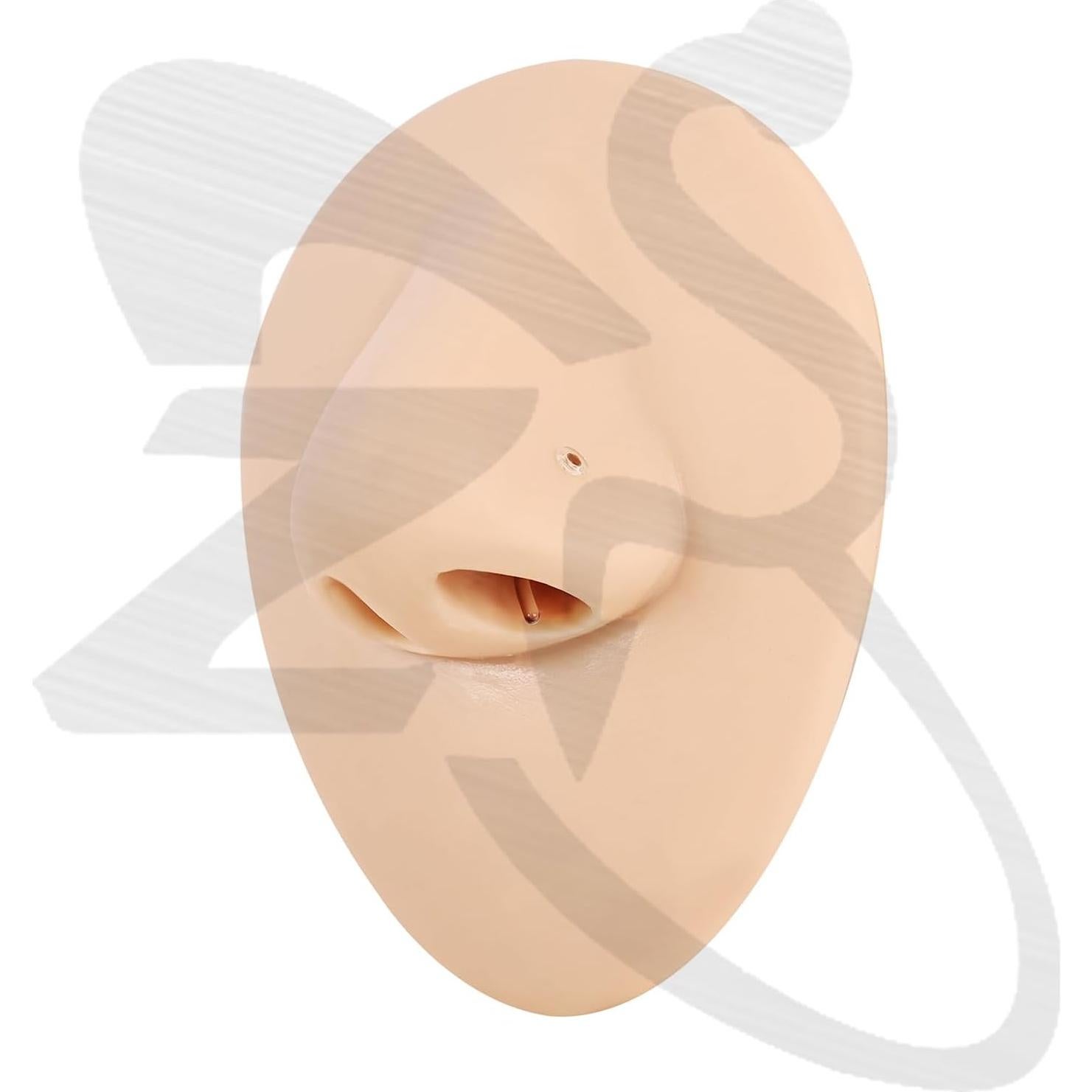 Retenedor de Perforación de Nariz ZS 3 Piezas Vidrio 14G 16G 18G