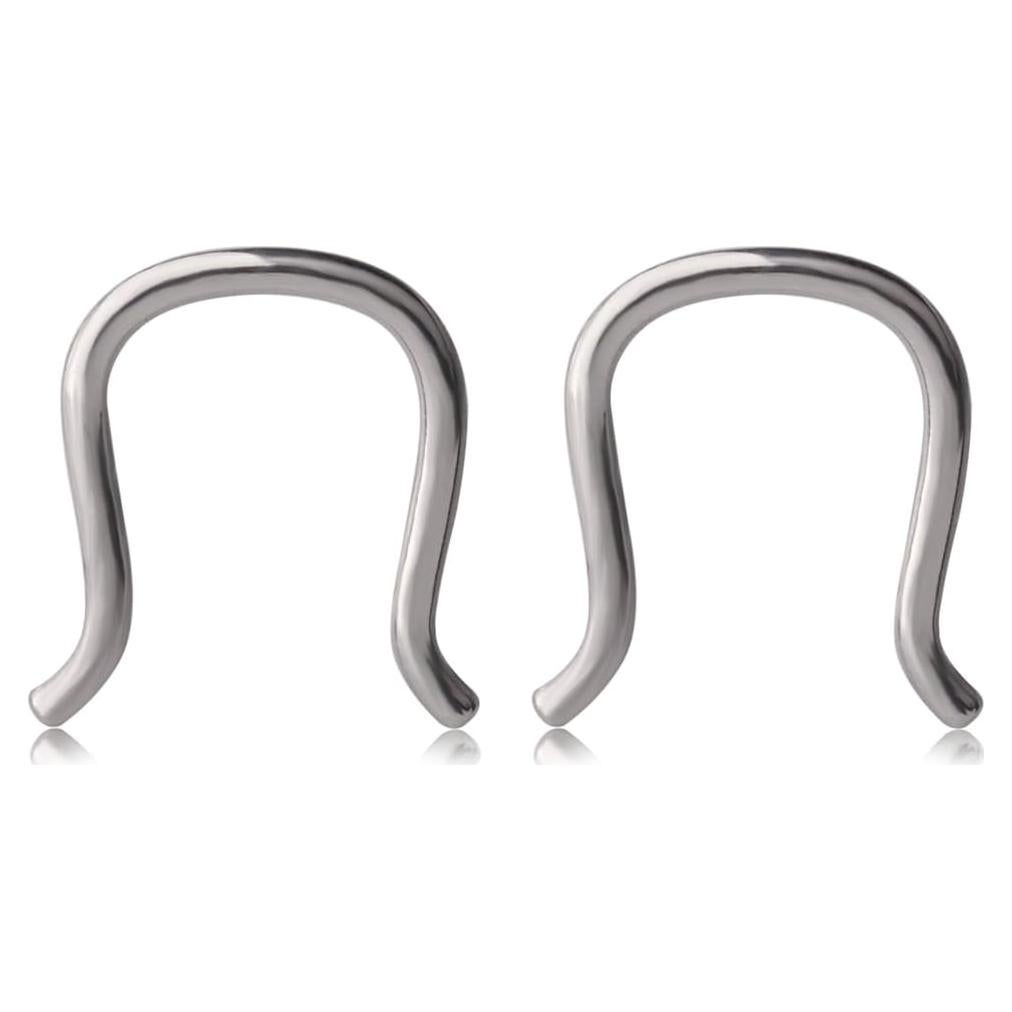 Anillo de Nariz Retenedor Septum Ruifan Acero Quirúrgico 16G