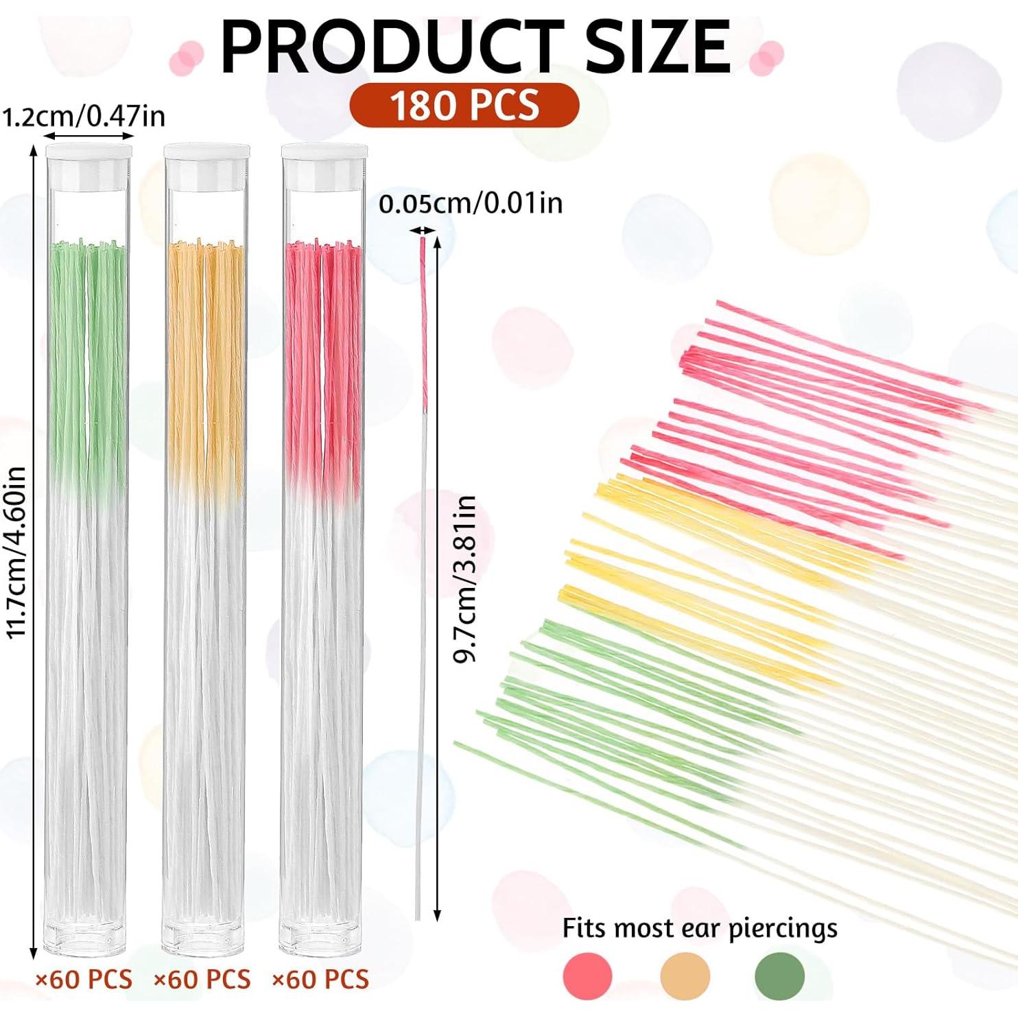 Kit de Limpieza de Piercings 180 Piezas Aeaocvo - Hilo Desechable