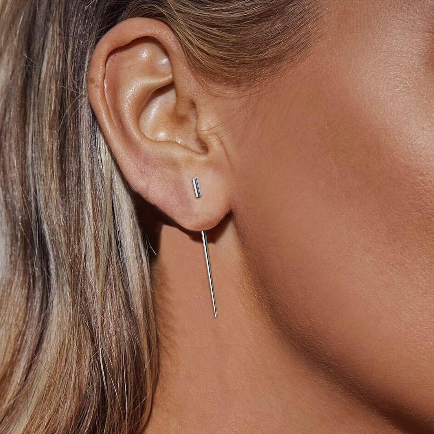 Kit de Piercing Besteel 3 Pcs Acero Quirúrgico 14G 16G 18G