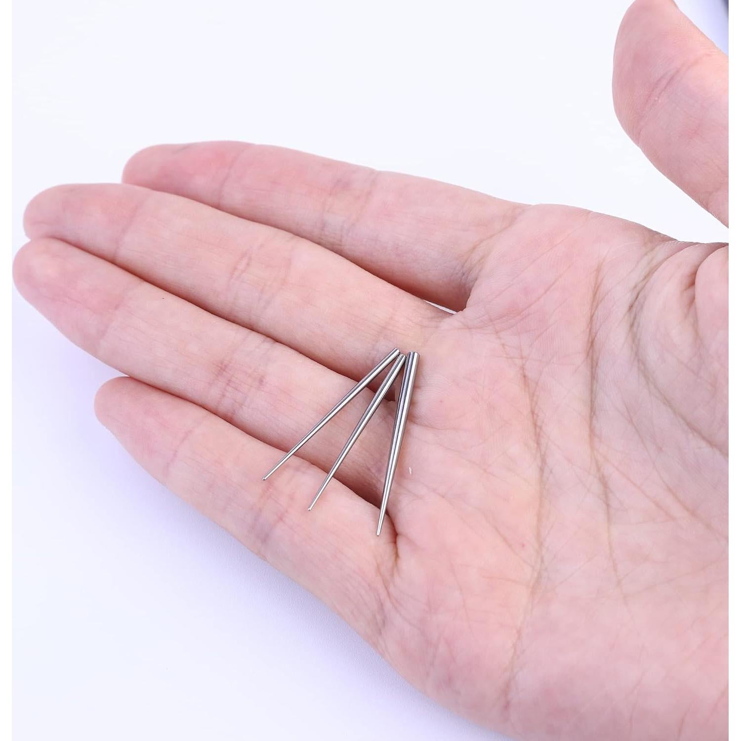 Kit de Piercing Besteel 3 Pcs Acero Quirúrgico 14G 16G 18G