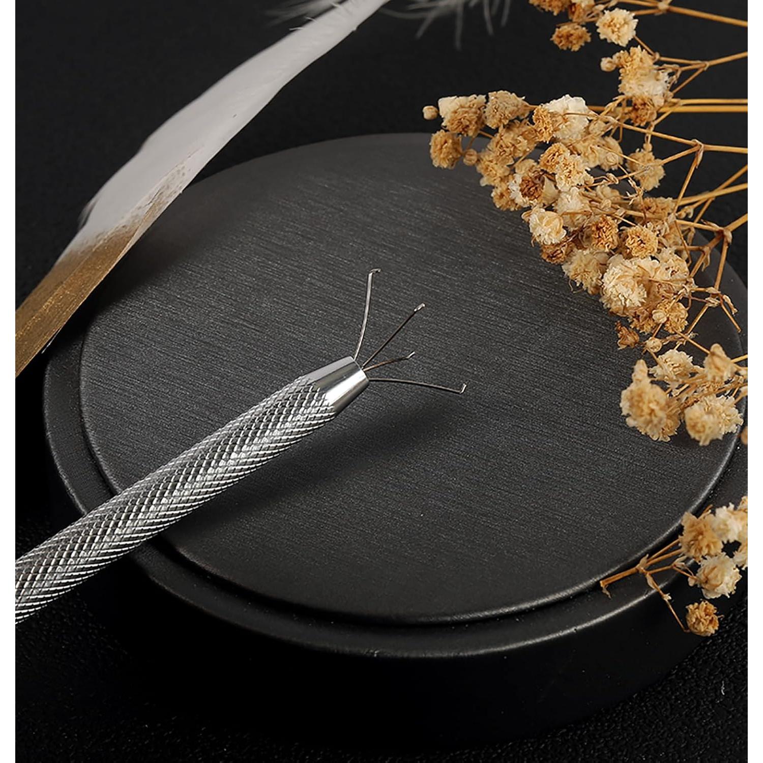 Pinzas de Piercing Acero Inoxidable 316L 7.37 cm para Orejas y Nariz