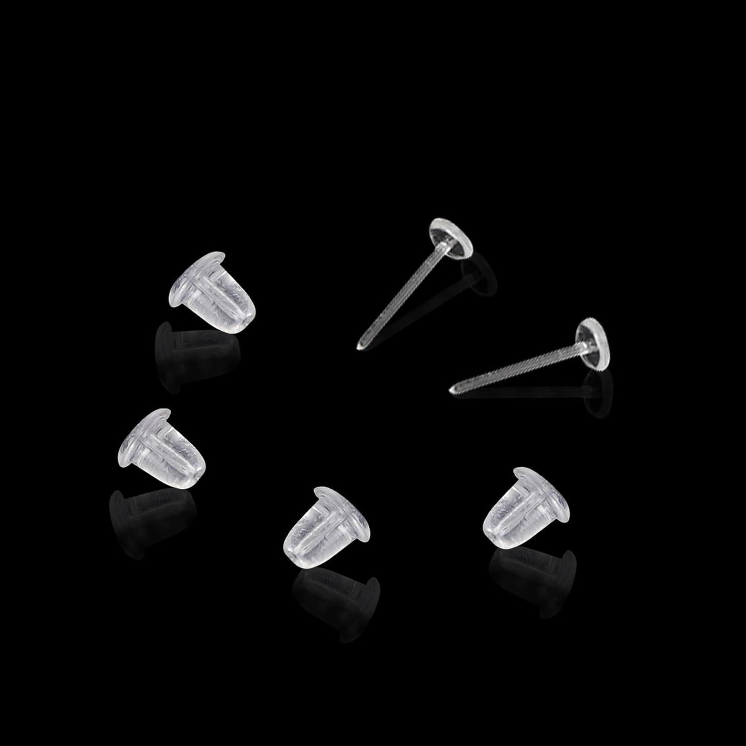 Studs de Aretes YOYOSTORE + 100 Tuercas Hipoalergénicas