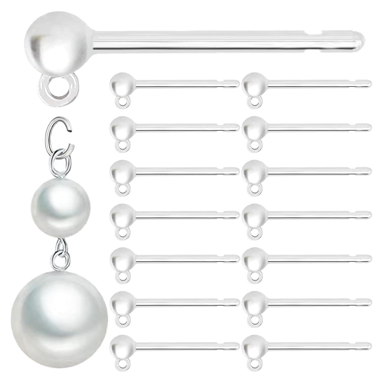 30 Ganchos de Pendientes Anti Alergia OwlkOrmy 17x12mm