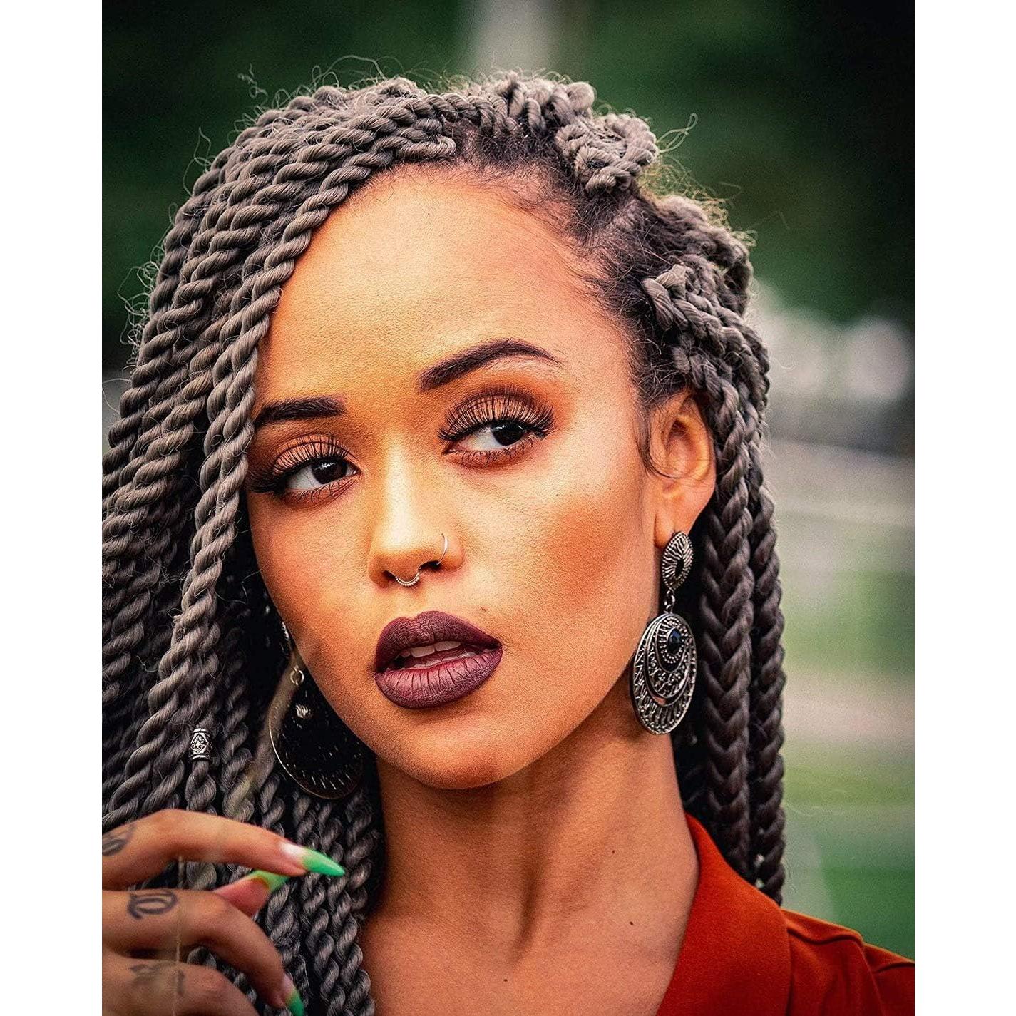 Set de 6 Aros de Nariz Oro 22G Acero Quirúrgico 6-8mm