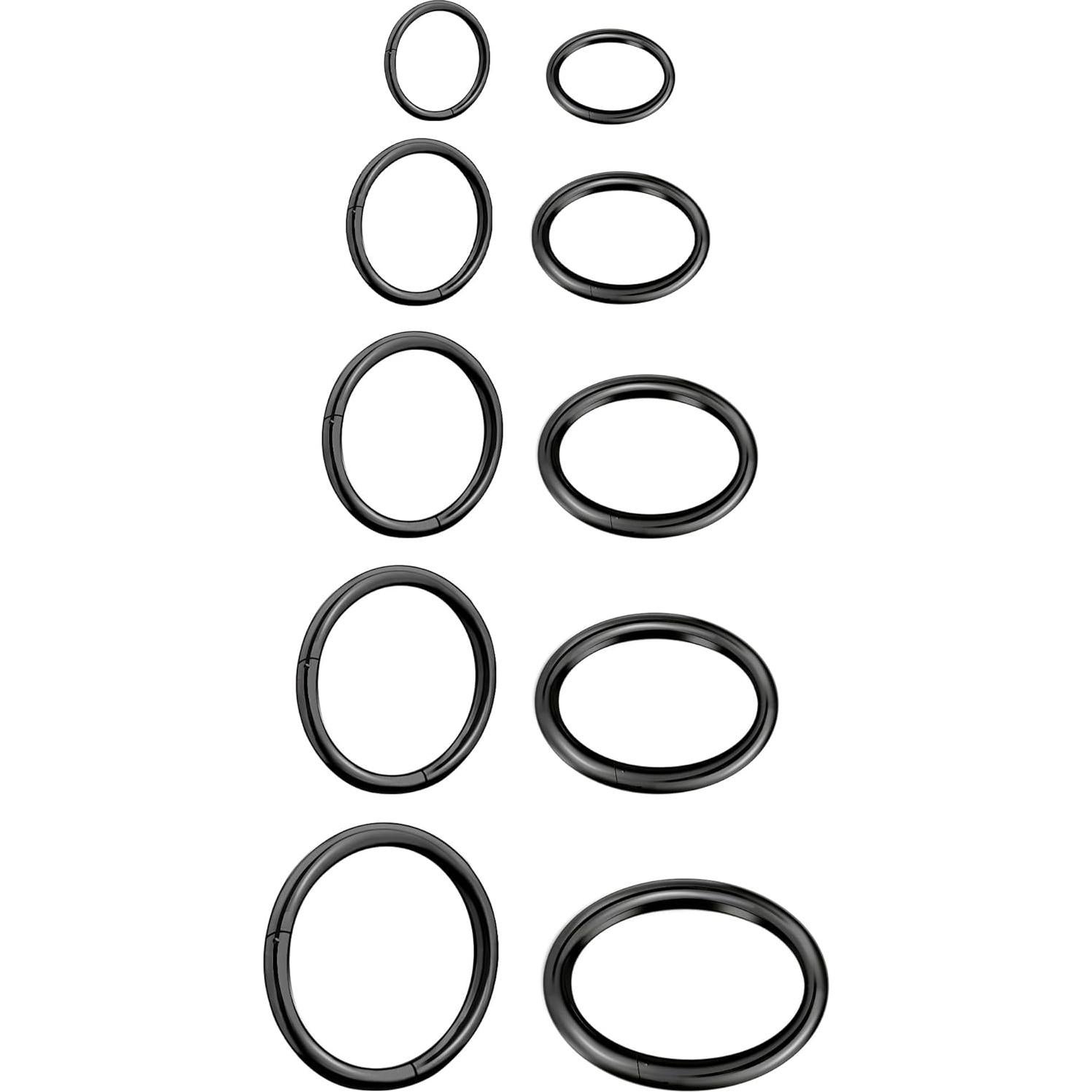 Aros de Septum 16G LEE&RO Acero Inoxidable 6-10mm