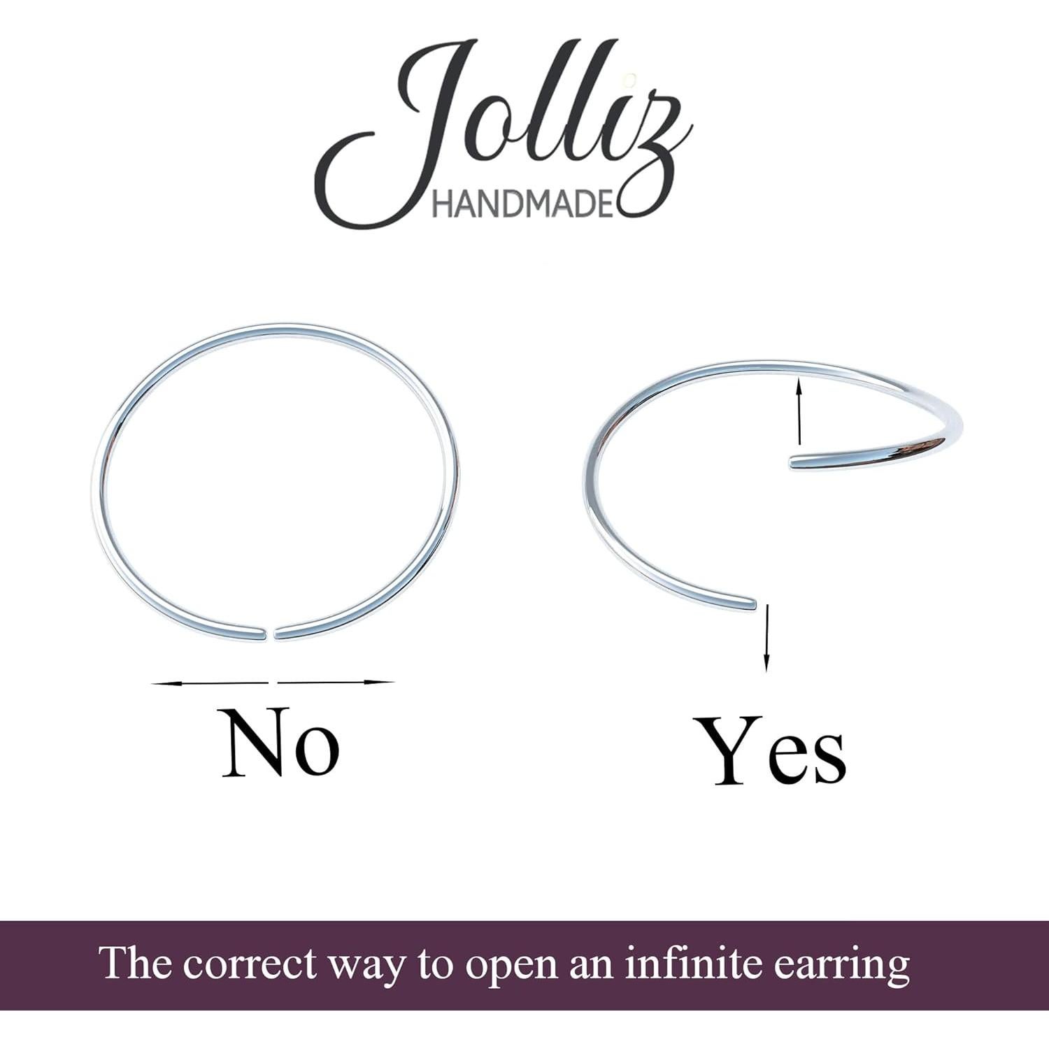 Anillo de Nariz de Plata de Ley 925 Hecho a Mano 7mm