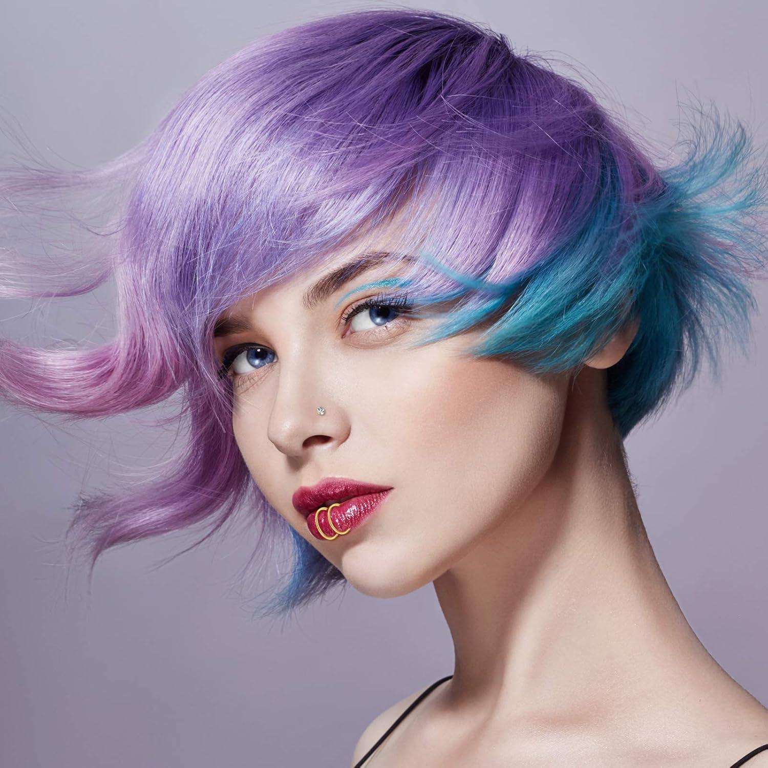 Aros Nasales Dorados ONESING 40 Piezas Acero Inoxidable 20G