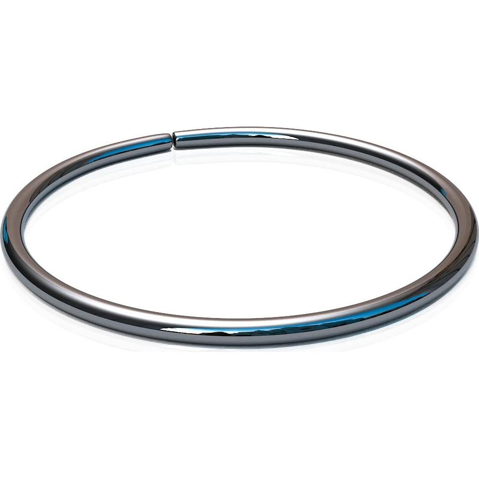 Aro de Nariz Negro 22G - Joyería de Plata Esterlina 925