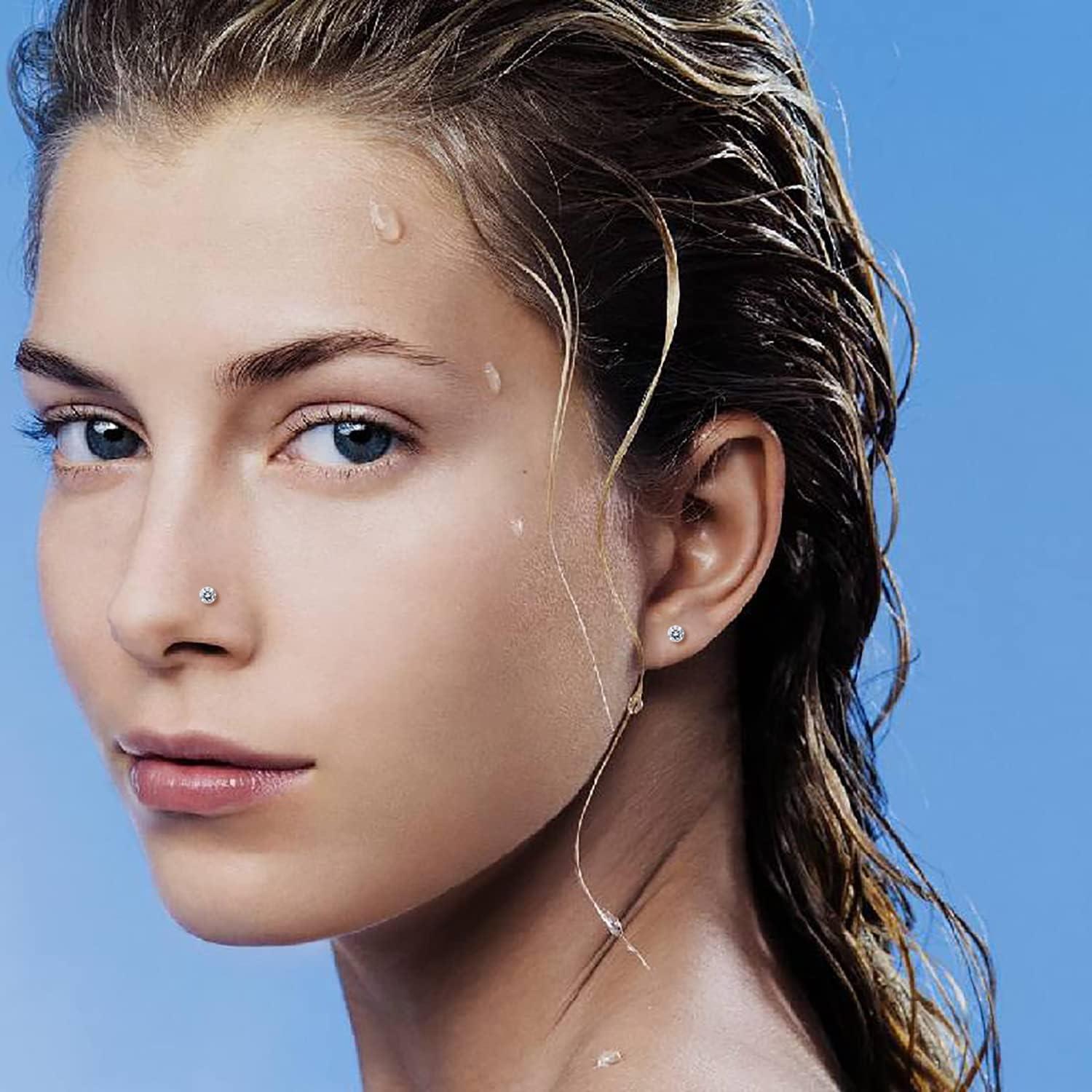 Conjunto de Piercings de Nariz EIELO 240 Pcs Acero Inoxidable