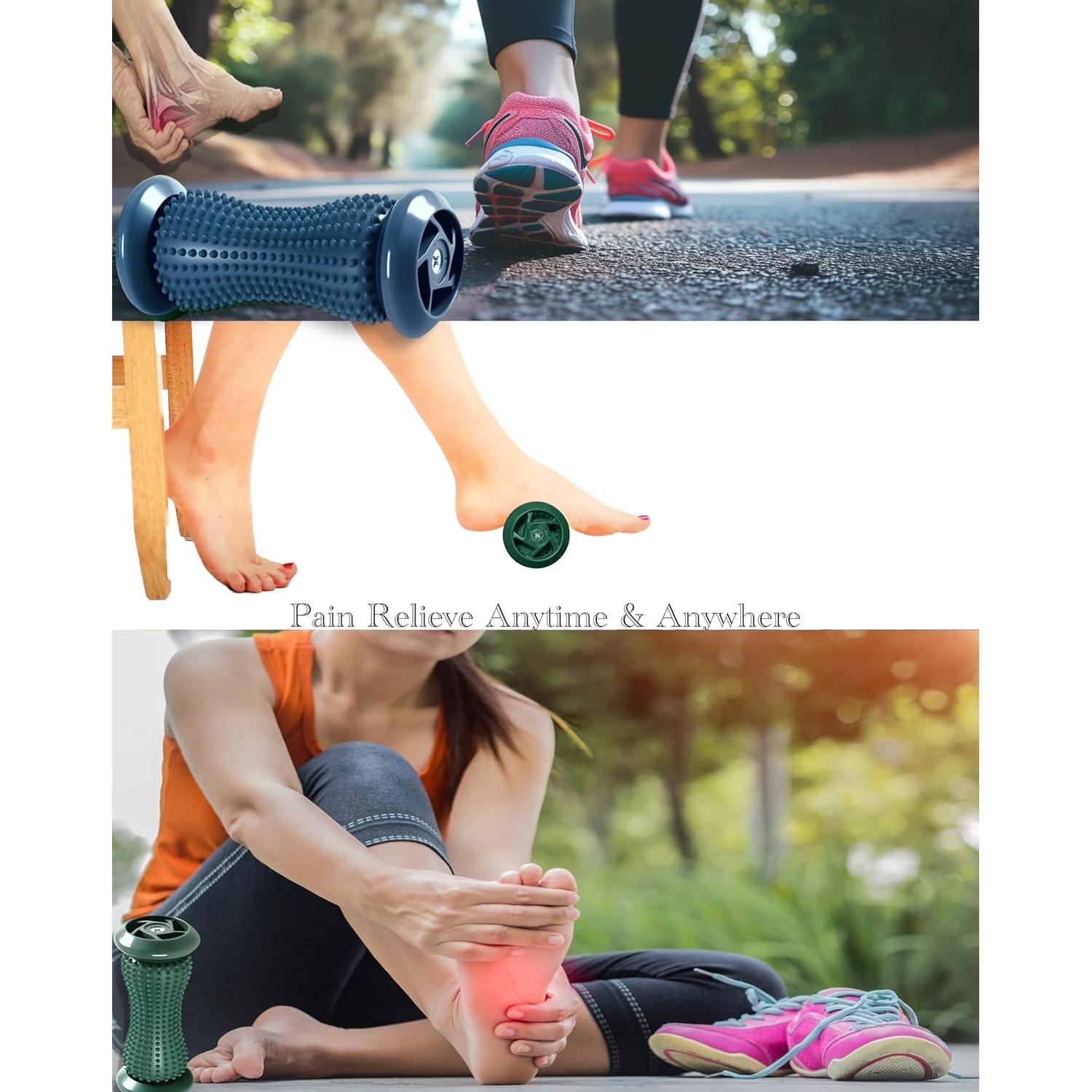 Rodillo de Masaje Manual ChiFit para Pies - Alivio Fascitis Plantar
