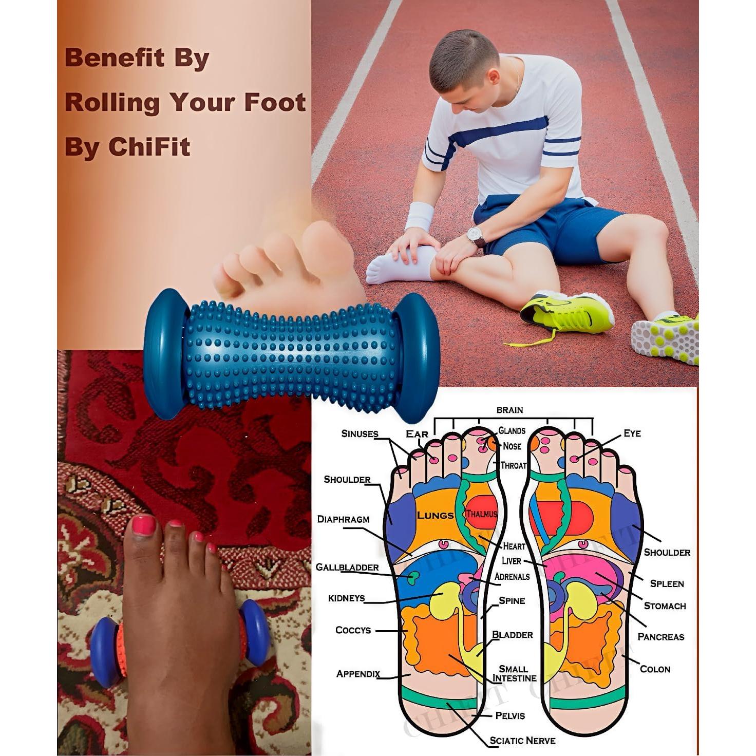 Rodillo de Masaje Manual ChiFit para Pies - Alivio Fascitis Plantar
