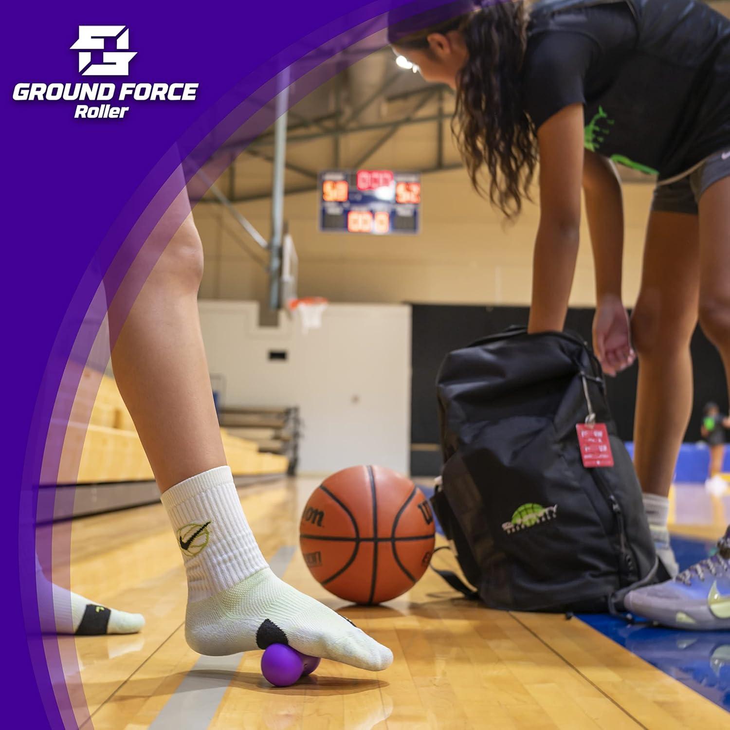 Rodillo de Masaje para Pies GROUND FORCE - Alivio Fasciitis 10cm