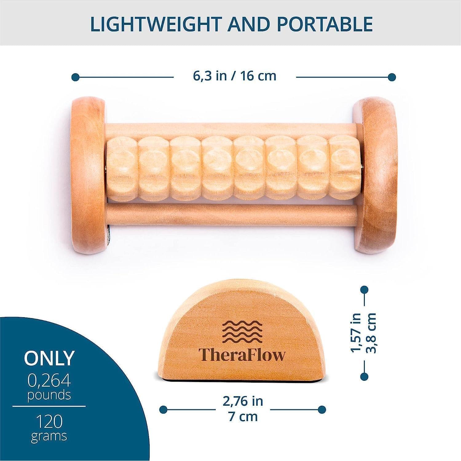 Rodillo Masajeador de Pies TheraFlow para Alivio de Fascitis Plantar