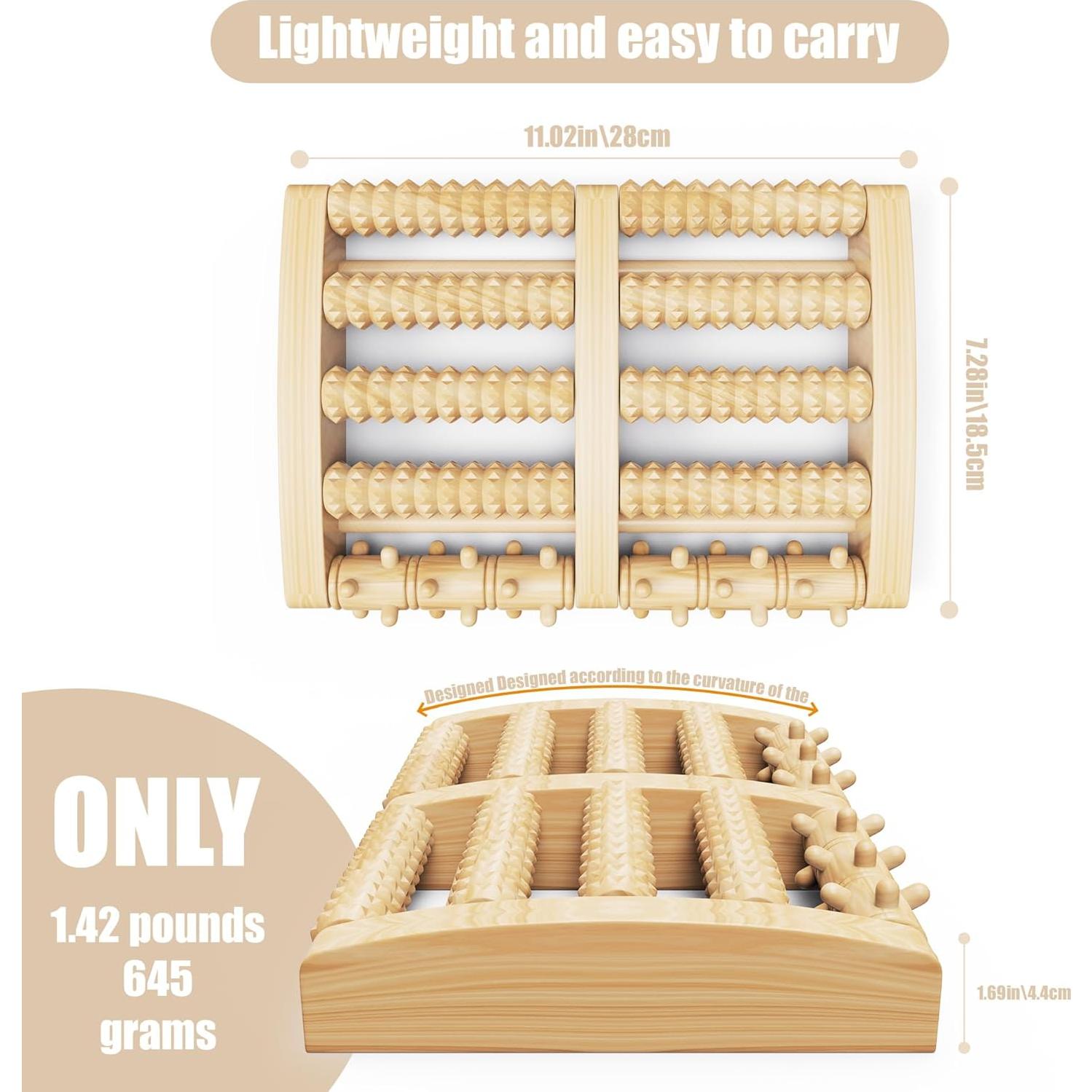 Masajeador de pies R RUCKERCO para alivio de fascitis plantar