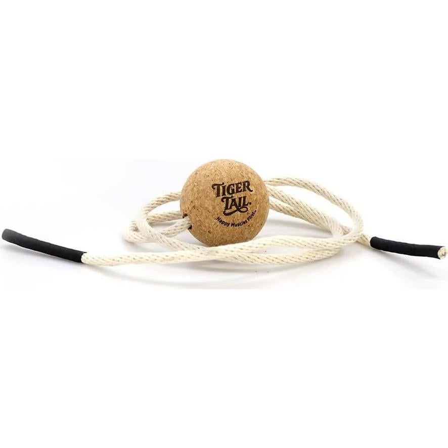 Pelota de Masaje Tiger Tail ReGreen 6.6 cm en Cuerda de Corcho