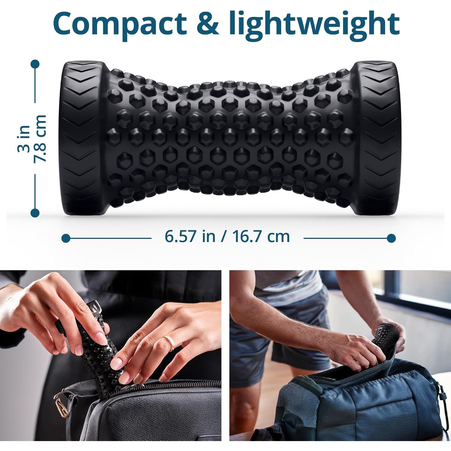 Masajeador de pies TheraFlow portátil para alivio de dolor