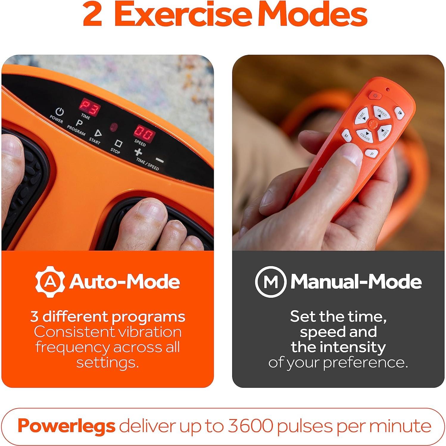 Masajeador de Pies Eléctrico Powerfit ETF002M-O con Control Remoto