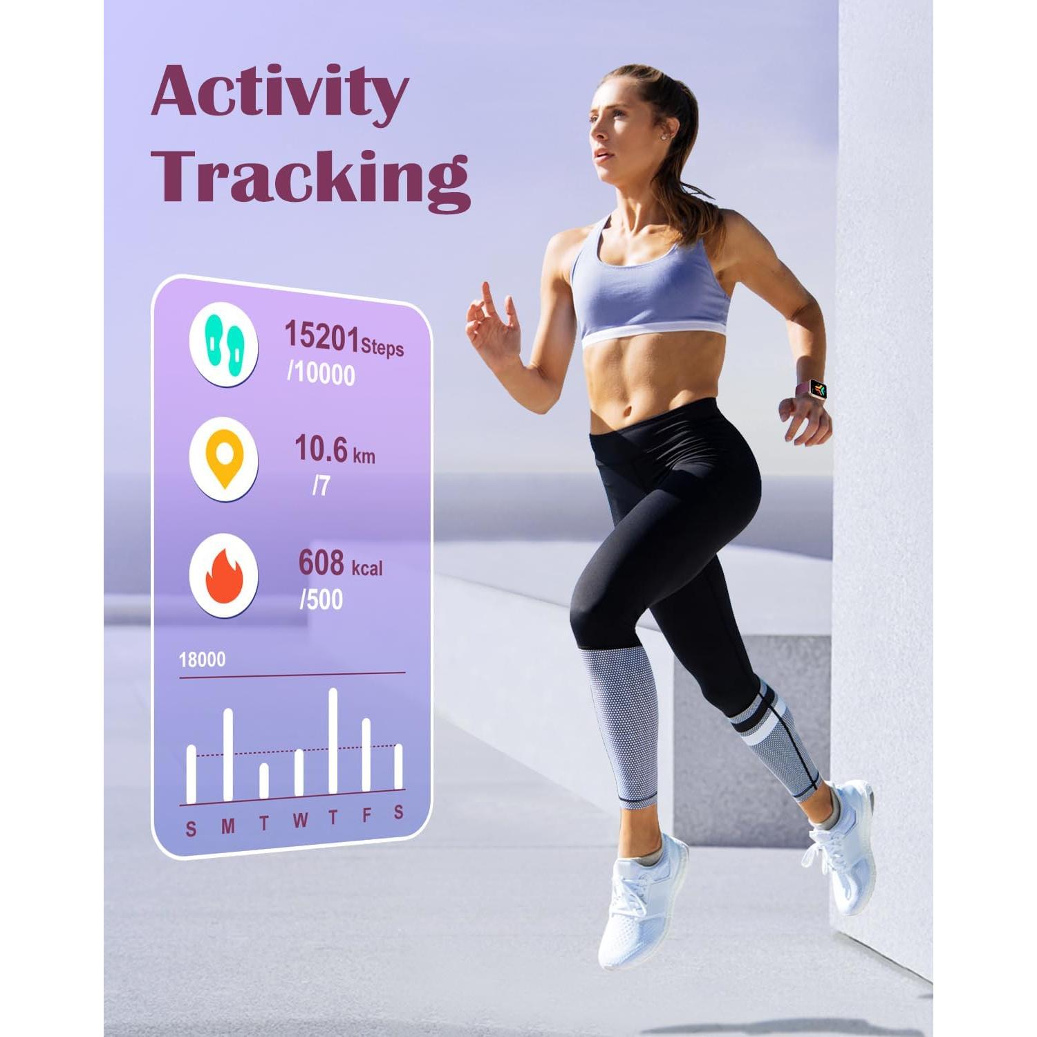 Reloj Inteligente RUIMEN D1 1.85" HD Impermeable para Fitness